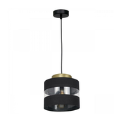 Luster na sajli HAVARD 1xE27/60W/230V crna/mesing