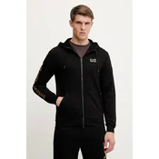 EA7 Emporio Armani pulover s kapuco moški