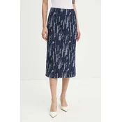 Jeans krilo Bruuns Bazaar IxoraBBTanella skirt mornarsko modra barva, BBW4120