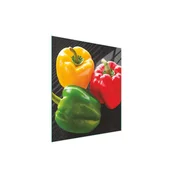 shumee Steklena deska za rezanje 45x52 Pepper