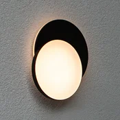 LUTEC LED zunanja stenska svetilka Goleta, črna, spremenljiva oblika, CCT - Sodobni - črna, bela - Plastika