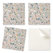 shumee Samolepilne vinilne ploščice - potiskana dekoracija z vzorcem več kamnov 9x30x30 cm