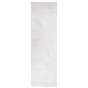 Vidaxl Preproga OVIEDO s kratkimi vlakni siva 80x250 cm