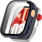GS Ovitek 2 v 1 + kaljeno steklo za Huawei Watch Fit 4, moder