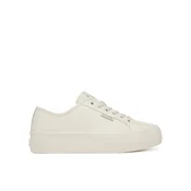Calvin Klein Superge Vulc Flatf Lace Up Lth YW0YW01932 Bela