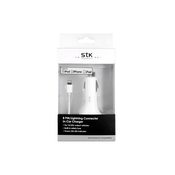 STK Avtopolnilec 12/24V MFI Lightning za iPhone 11, iPhone X, iPhone 6s
