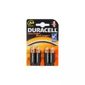 Baterija LR 6 alkalna Duracell AA 1 4 blister