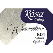 Rosa 343801 Akvarelne barve 801 Silver 2,5 ml 1 kos