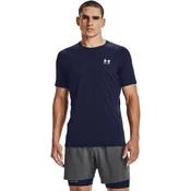 Majice Under Armour Hg Armour Fitted SS Midnight Navy/ White XXXL