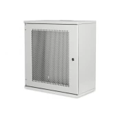 19" stenska omara 12U, 540*400, RAL7035, perforirana vrata, nesestavljena
