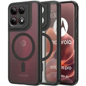 GS Ovitek za Motorola Edge 70 Pro, za MagSafe, mat ovitek, črn
