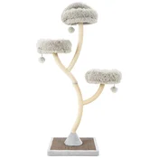 COSTWAY Praskalnik za mačke s sisalom Tree Lair 59 x 59 x 178 cm, (5000299910)