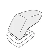 Armrest Hyundai i30 2007-2012 (adapter only)