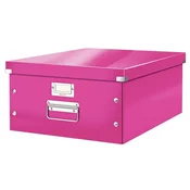 Leitz Univerzalna škatla Click&Store, velikost L (A3), roza