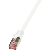 LogiLink RJ45 omrežni kabel CAT 6A S /FTP [1x RJ45 konektor - 1x RJ45 konektor] 50 m bela LogiLink