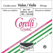 A-struna za violino 3/4 in 1/2 Corelli New Crystal