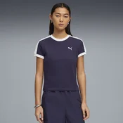 PUMA T7 Slim Tee Women, Clothing, Deep Plum, XL