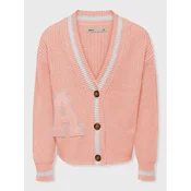 Kids ONLY Pletena jopica Coleen 15267487 Roza Relaxed Fit