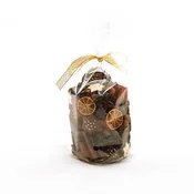 MHOME Novoletna sveča Pilar Spicy 7xh10,5cm/vosek, (5000267596)