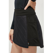 Sportska suknja Smartwool Smartloft boja: crna, mini, ravna