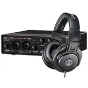 Set: Steinberg UR22C Zvočna kartica in Audio-Technica ATH-M30X studijske slušalke - AUDIO-TECHNICA