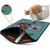 Aberto Design Prostorika za toalet za macke Nrszn0048, 45 x 60 cm, Tirkizna