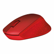 Logitech mouse M330 Silent Plus - red