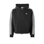 ADIDAS ORIGINALS Jopa na zadrgo Adicolor Spacer črna/bela