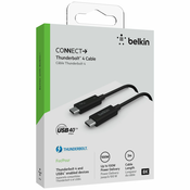 Belkin Thunderbolt 4-Cable USB-C 40Gb/s 100W 0,8m INZ002bt2MBK