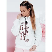 Bluza damska oversize z kapturem LOVEWILL szara Dstreet