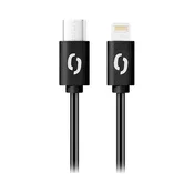 Aligator DATKP56 - USB kabl USB-C / Lightning, 30W Power Delivery, 0,5 m, crni