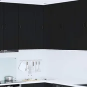 Zidni kutni ormar LUCCA Crna 57 x 57 x 100 cm Konstruirano drvo