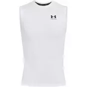 Under Armour UA HG Armour Comp SL Majica brez rokavov 816082 Bela