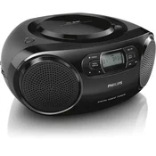Philips radio AZB500DAB +; FM; Dynamic Bass Boost3.5-mm Audio-In;