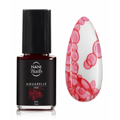 Dekorativni lak za nohte Aquarelle INK NANI 12 ml – Red