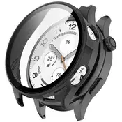 Ovitek z zaščito zaslona Techsuit Defense360 Pro za Xiaomi Watch 5 (47mm) - črn