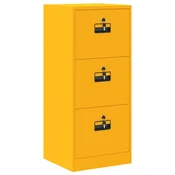 Vidaxl Kabinet za datoteke Gorčična rumena 45,5 x 42 x 106,5 cm