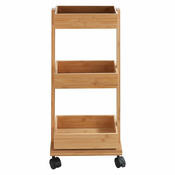 WENKO 24390100 - Regal TORTONA 18x71,5 cm braon/crna