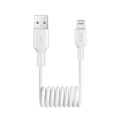 slomart Spiralni kabel Puro 12W USB-A - Lightning 1m - bel
