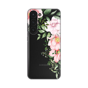 Ovitek Print za Samsung Galaxy S23 My Print Cover, Skin Gentle Rose Pattern, roza in zelena