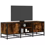 TV ormaric dimljeni hrast 120x35x41cm konstruirano drvo i metal
