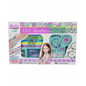 GIRLS CREATOR SET ZA IZDELAVO ZAPESTNIC 2V1 JEWELLERY