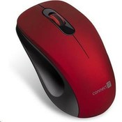 CONNECT IT MUTE brezžična optična tiha miška, USB, ( 1x baterija AA, brezplačna), rdeča