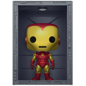 Figurica Funko POP! Deluxe: Iron Man - Hall of Armor (Model 4) (Metallic) (PX Previews Exclusive) #1036