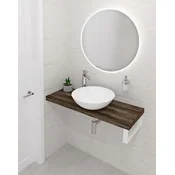 SAPHO Prestige Dub Temni Podstavek za Umivalnik 190x36cm, 5cm Debeline