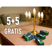V-TAC LED ŽARNICA E14 SVEČKA 6,5W, 600LM, 5+5 gratis! Barva světla: Hladna bela