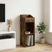vidaXL omara za plošče Dimljen hrast 36 x 36 x 95,5 cm Inženirski les