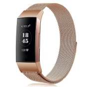 BStrap Fitbit Charge 3 Milanese (Large) pašček, Rose Gold