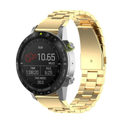 Pas za uro Garmin Fenix 6X/Fenix 6X Pro Glamour iz nerjavečega jekla - zlate barve