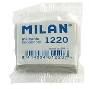Plastična radirka MILAN 1220, posebej za grafitne svinčnike in oglje